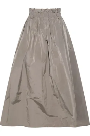 HERNO Rokken, Dames, Grijs, S, Polyester, A-Lijn Midi Rok