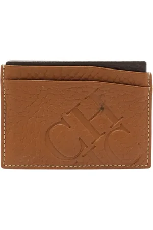 Carolina Herrera Pre-owned, Dames, , ONE Size, Leer, Tweedehands leren portemonnees