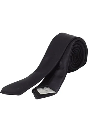 LARDINI Accessoires, Heren, Blauw, ONE Size, Polyester, Blauwe Zijden Stropdas