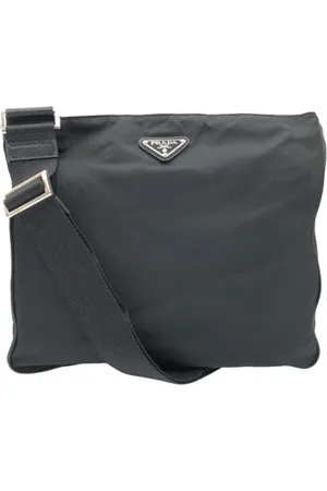 Prada Pre-owned, Dames, Zwart, ONE Size, Nylon, Pre-owned Canvas prada-bags