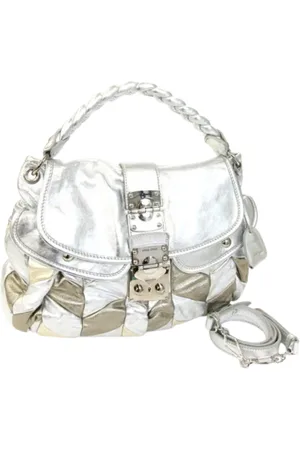 Miu Miu Pre-owned, Dames, , ONE Size, Tweedehands leren handtassen