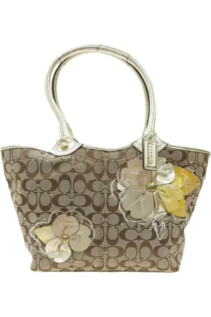 Coach Pre-owned, Dames, , ONE Size, Tweedehands Canvas handtassen