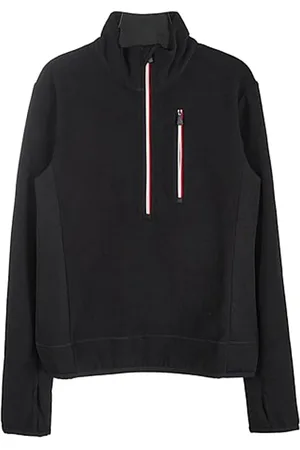 Moncler Sweatshirts & Hoodies, Heren, Zwart, S, Stijlvolle Gebreide Kleding voor Trendy Looks