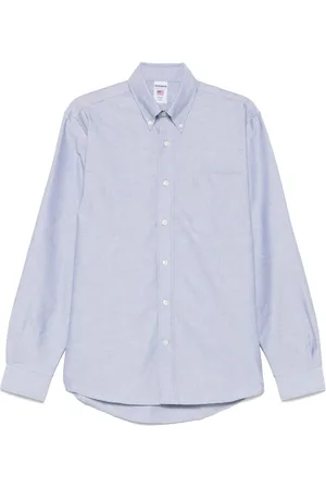SEBAGO Overhemden, Heren, Blauw, S, Katoen, Whaleback Oxford Katoenen Overhemd voor Mannen