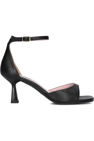 NOTRE-V Schoenen, Dames, Zwart, 39 EU, Elegante zwarte sandalen voor dames