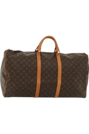 LOUIS VUITTON Pre-owned, Dames, Bruin, ONE Size, Tweedehands Canvas Louis Vuitton tassen