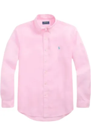 Ralph Lauren Overhemden, Heren, Roze, M, Sportshirt