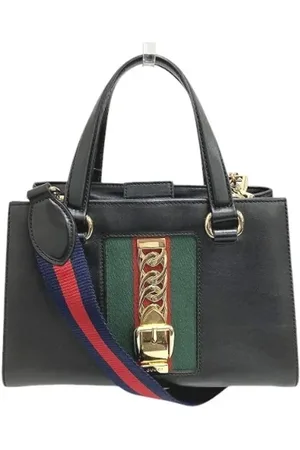 Gucci Pre-owned, Dames, Zwart, ONE Size, Leer, Tweedehands leren handtassen