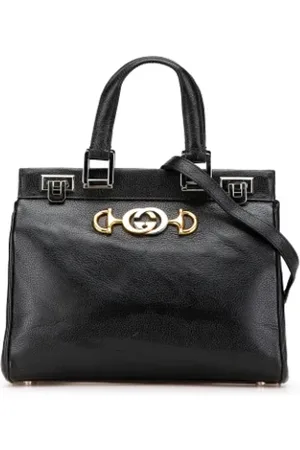 Gucci Pre-owned, Dames, Zwart, ONE Size, Pre-owned Leather gucci-bags