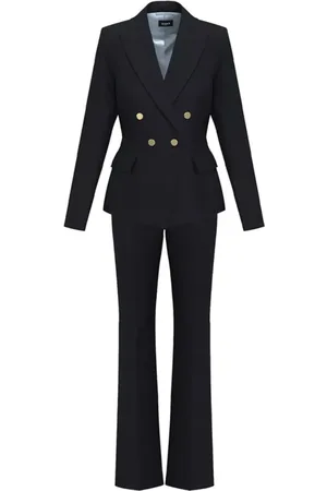 MARELLA Jumpsuits & Playsuits, Dames, Blauw, M, Katoen, Blauw Helier Damespak Set