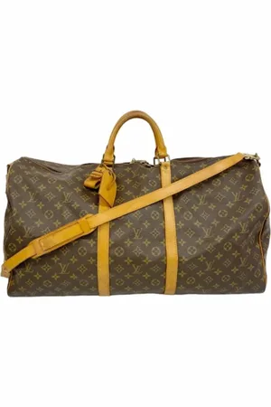 LOUIS VUITTON Pre-owned, Dames, Bruin, ONE Size, Tweedehands Canvas Louis Vuitton tassen