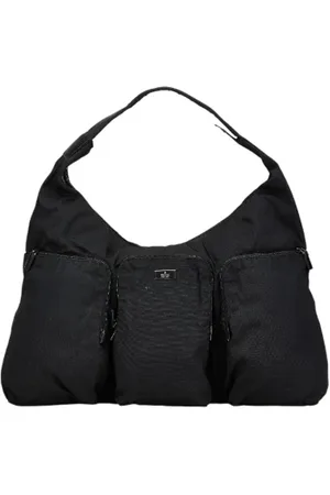 Gucci Pre-owned, Dames, Zwart, ONE Size, Leer, Pre-owned Canvas gucci-bags