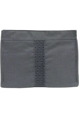 Hermès Pre-owned, Dames, Grijs, ONE Size, Pre-owned Canvas clutches