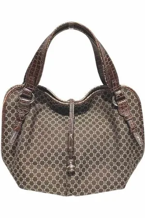 Céline Pre-owned, Dames, Bruin, ONE Size, Tweedehands Canvas handtassen