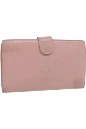 CHANEL Pre-owned, Dames, Roze, ONE Size, Tweedehands leren portemonnees