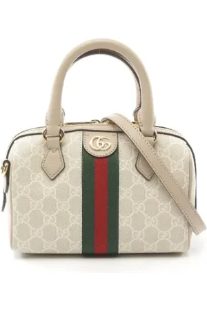 Gucci Pre-owned, Dames, , ONE Size, Leer, Tweedehands Canvas handtassen
