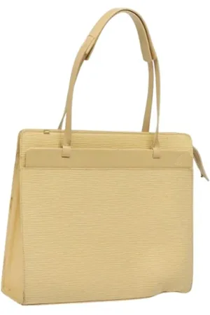 LOUIS VUITTON Pre-owned, Dames, , ONE Size, Leer, Tweedehands leren Louis Vuitton tassen