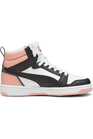 PUMA Schoenen, Dames, Roze, 38 EU, Retro-geïnspireerde basketbalschoen met demping