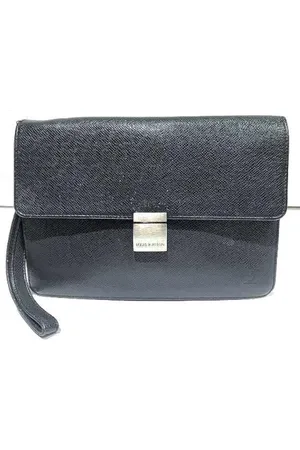 LOUIS VUITTON Pre-owned, Dames, Zwart, ONE Size, Leer, Pre-owned Leather clutches