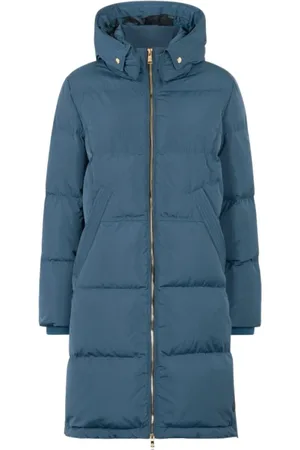 Roberto Cavalli Mantels, Dames, Groen, S, Gewatteerde Pufferjas met Gouden Accenten