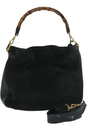 Gucci Pre-owned, Dames, Groen, ONE Size, Pre-owned Suede gucci-bags