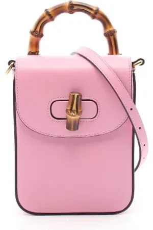 Gucci Pre-owned, Dames, Roze, ONE Size, Leer, Tweedehands leren handtassen