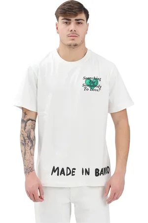 BARROW Tops, Heren, , M, Grafische Print Korte Mouw T-shirt
