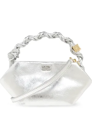 Ganni Tassen, Dames, Grijs, ONE Size, Bou Bag Mini
