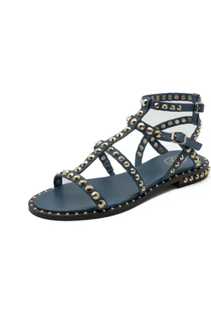 Ash Schoenen, Dames, Blauw, 37 EU, Leer, Blauwe Precious Damesschoenen