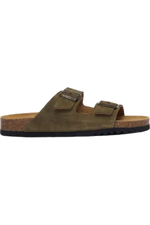 Scholl Schoenen, Heren, Groen, 45 EU, Comfortabele sandaal met dubbele band