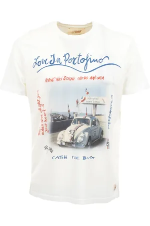 BOB der Bär Tops, Heren, Wit, M, Jersey Print Heren T-Shirt