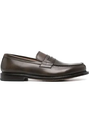 Premiata Schoenen, Heren, Bruin, 39 EU, Leer, Leren Loafers