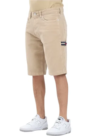 Tommy Hilfiger Korte broeken, Heren, , W36, Denim, Denim Casual Shorts Modern Strepen