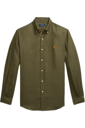 Ralph Lauren Overhemden, Heren, Groen, 2Xl, Sportshirt