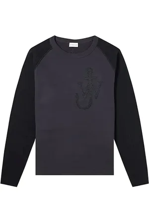 Moncler Tops, Heren, Zwart, L, Katoen, Stijlvolle Sweatshirt voor Mannen