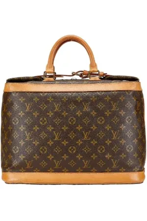 LOUIS VUITTON Pre-owned, Dames, Bruin, ONE Size, Leer, Pre-owned Canvas travel-bags