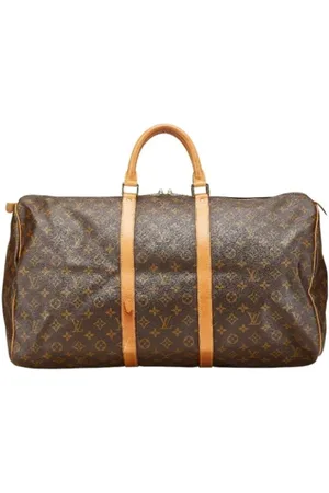 LOUIS VUITTON Pre-owned, Dames, Bruin, ONE Size, Leer, Tweedehands leren Louis Vuitton tassen