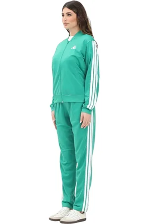 adidas Sport, Dames, Groen, S, Sportieve Essentials 3-Stripes Groene Jumpsuit