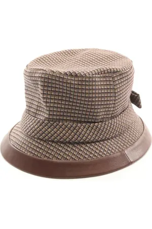 Hermès Pre-owned, Dames, Bruin, ONE Size, Wol, Pre-owned Leather hats