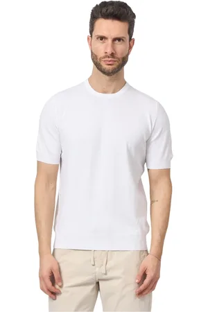 Gran Sasso Tops, Heren, Wit, XL, Witte T-shirts en Polo