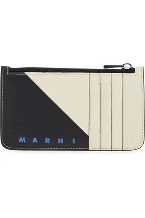 Marni Accessoires, Heren, Veelkleurig, ONE Size, Tribeca Bicolor Kaarthouder