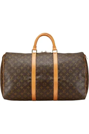 LOUIS VUITTON Pre-owned, Dames, Bruin, ONE Size, Leer, Tweedehands leren Louis Vuitton tassen