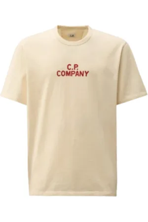 C.P. Company Tops, Heren, , S, Nautische Stijl Korte Mouw Tee