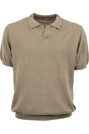 PEOPLE OF SHIBUYA Tops, Heren, Groen, S, Heren Polo Shirt Lente/Zomer Collectie