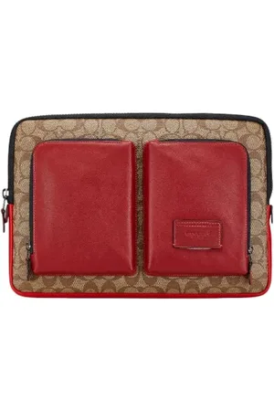 Coach Pre-owned, Dames, , ONE Size, Leer, Tweedehands Canvas handtassen