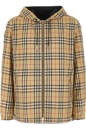 Burberry Jassen, Heren, , L, Polyester, Stijlvolle Jassen en Vesten Collectie