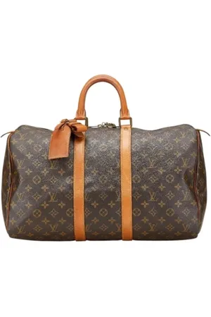 LOUIS VUITTON Pre-owned, Dames, Bruin, ONE Size, Leer, Tweedehands leren Louis Vuitton tassen