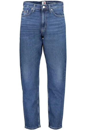 Tommy Hilfiger Jeans, Heren, Blauw, W30 L32, Katoen, Blauwe Katoenen Jeans & Broek