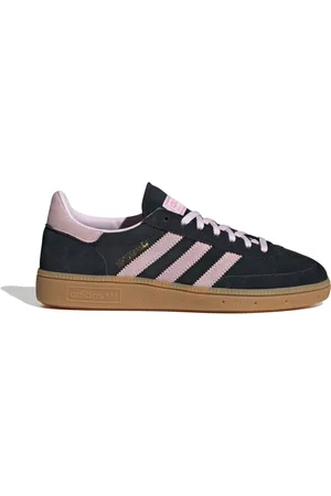 adidas Schoenen, Dames, Zwart, 41 1/3 EU, Suède, Zwarte Suède Sneakers Vetersluiting Normale pasvorm