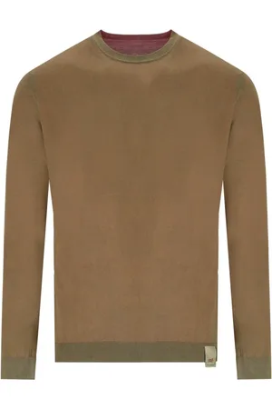BOB der Bär Truien, Heren, Bruin, L, Katoen, Bruin Roze Omkeerbare Crewneck Sweater